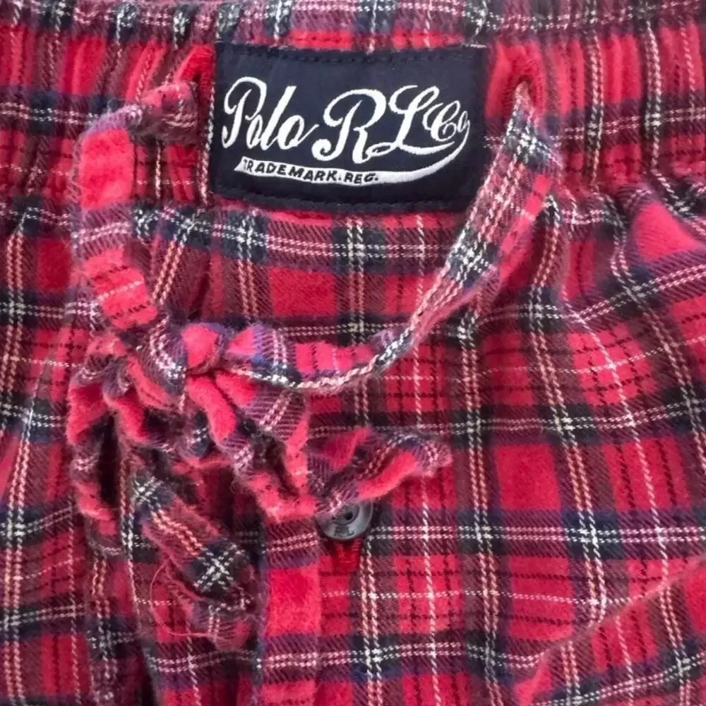 Ralph lauren red plaid flannel